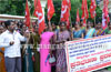 CITU Street vendors agitate eviction in city